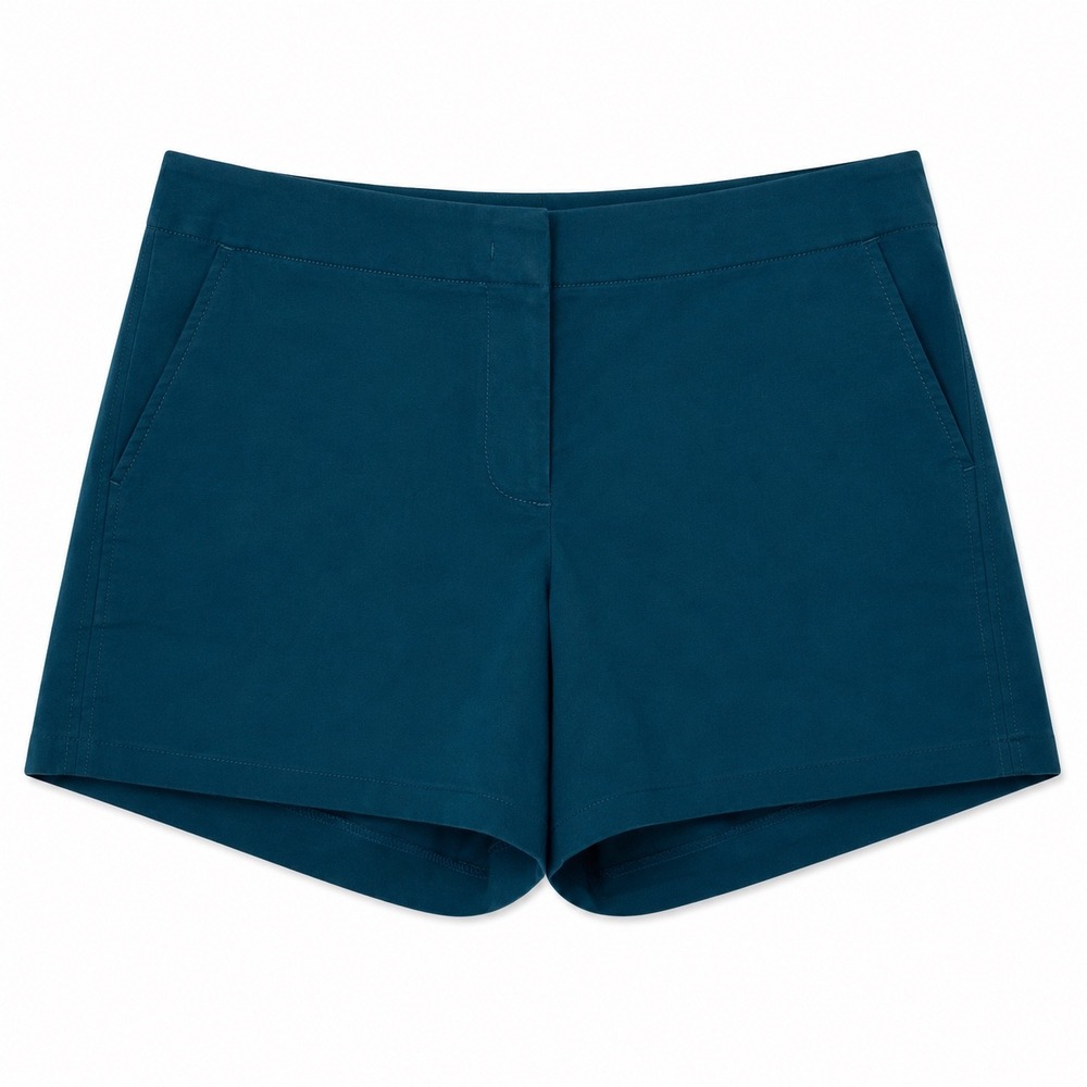 J. Crew Teal Chino Shorts Size 10 NWT Tailored Stretch Shorts